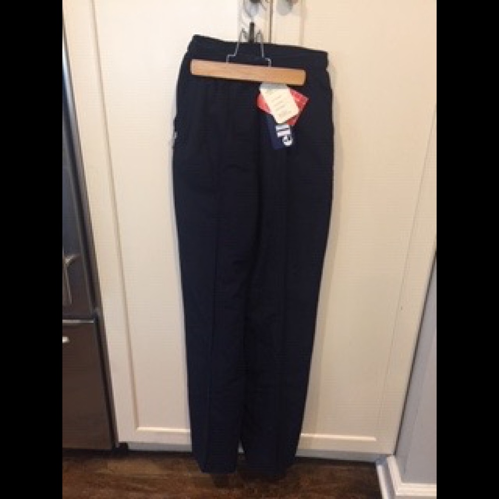 Soft fuzzy Ellesse navy sweatpants